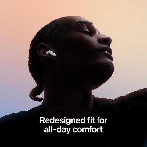Apple AirPods 4 Wireless Earbuds, Bluetooth Headphones, with Active Noise Cancellation, Adaptive Audio, Transparency Mode, Personalized Spatial Audio, USB-C Charging Case,...