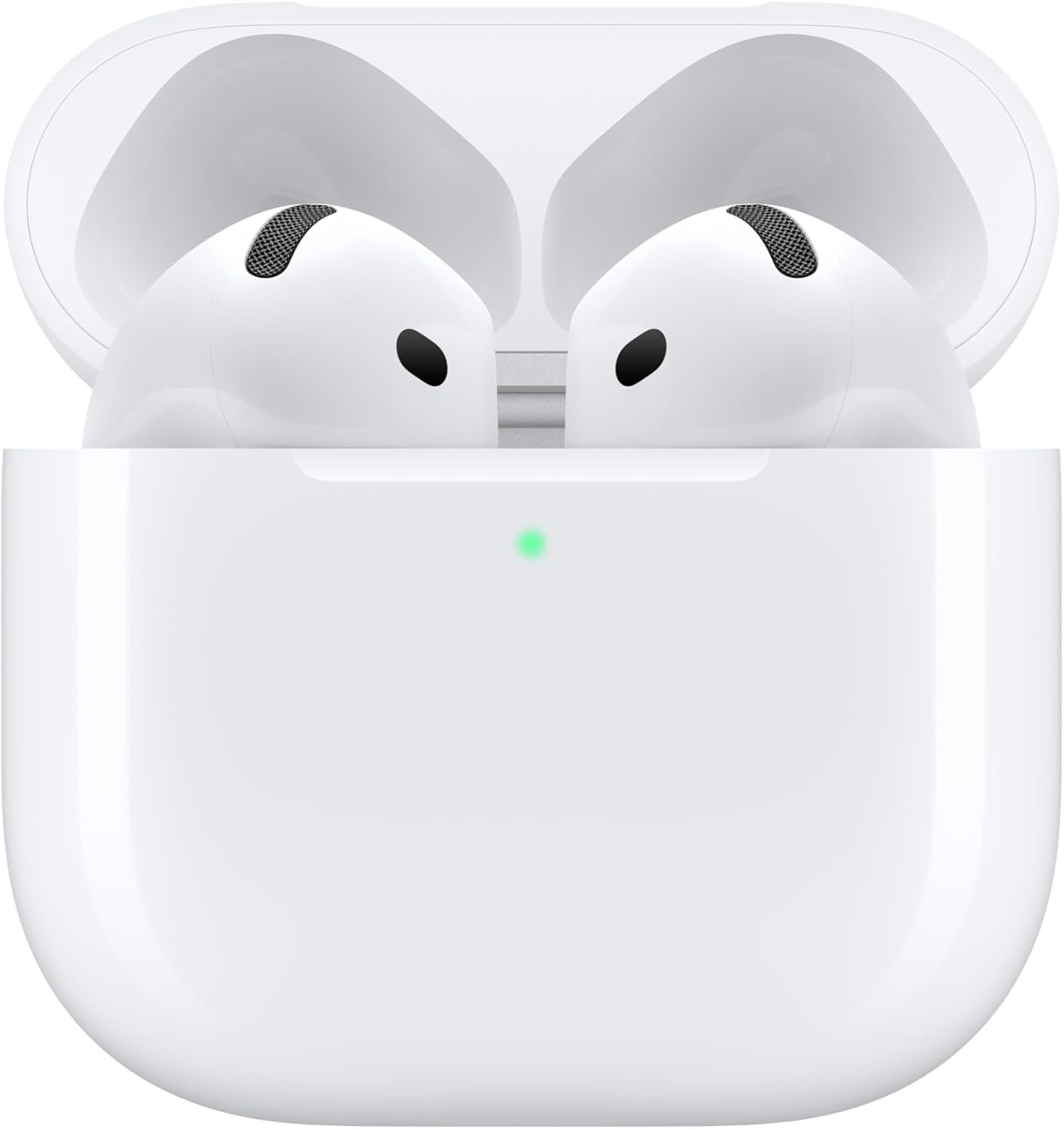 Apple AirPods 4 Wireless Earbuds, Bluetooth Headphones, with Active Noise Cancellation, Adaptive Audio, Transparency Mode, Personalized Spatial Audio, USB-C Charging Case,...
