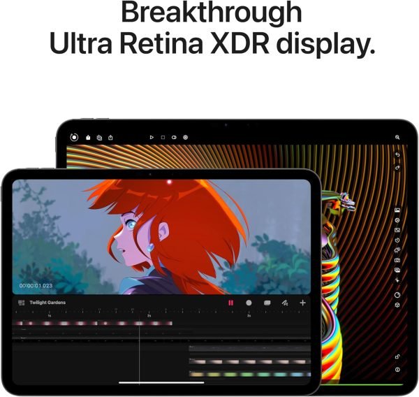 Apple iPad Pro 13-Inch (M4): Built for Apple Intelligence, Ultra Retina XDR Display, 256GB, 12MP Front/Back Camera, LiDAR Scanner, Wi-Fi 6E, Face ID, All-Day Battery Life —...