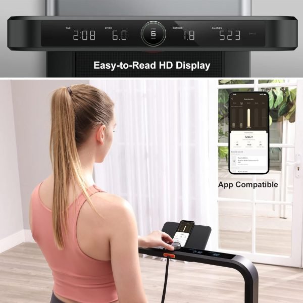 Big Summer Sale Limited Time Offer AED 99د.إ:KingSmith WalkingPad X21 Double-Fold Treadmill Smart Foldable Treadmill Walking and Running Machine Fitness Exercise Gym Alternative...