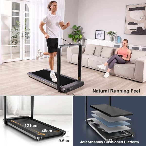 Big Summer Sale Limited Time Offer AED 99د.إ:KingSmith WalkingPad X21 Double-Fold Treadmill Smart Foldable Treadmill Walking and Running Machine Fitness Exercise Gym Alternative...