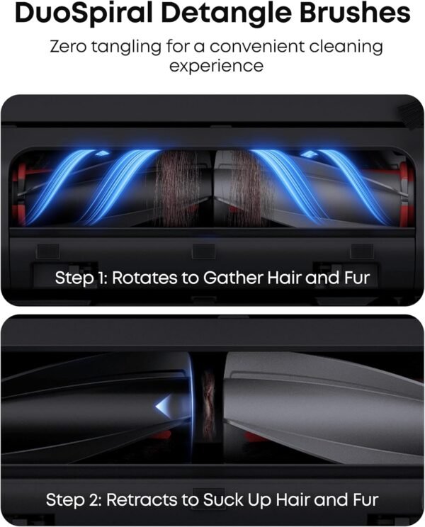 eufy E28 Omni Robot Vacuum and Mop Combo,HydroJet System,with Portable Deep Cleaner for Carpet,20,000Pa Turbo Suction,Zero-Tangling,Corner to Edge Deep Cleaning,with auto...