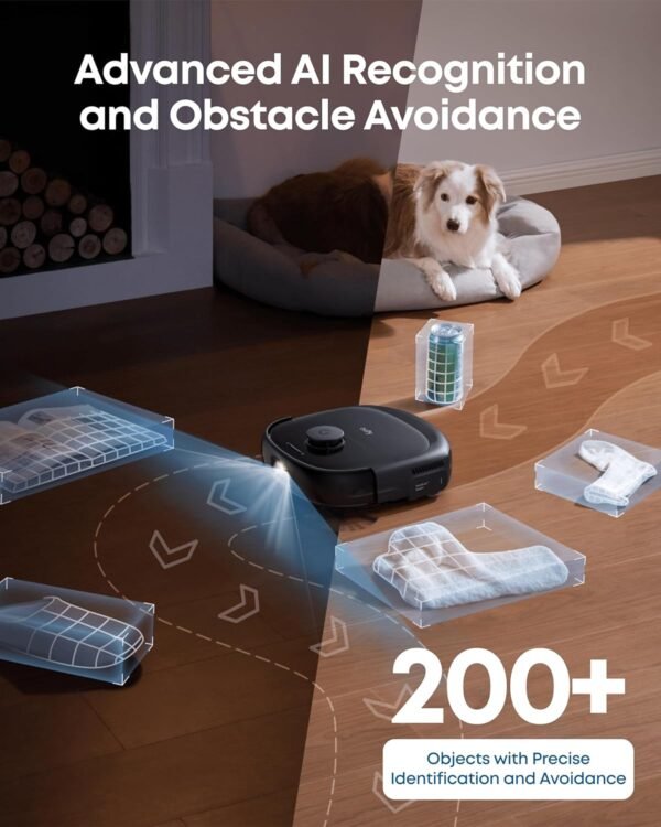 eufy E28 Omni Robot Vacuum and Mop Combo,HydroJet System,with Portable Deep Cleaner for Carpet,20,000Pa Turbo Suction,Zero-Tangling,Corner to Edge Deep Cleaning,with auto...