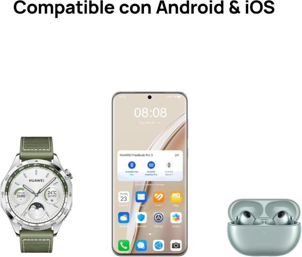 Exclusive for New Users:HUAWEI FreeBuds Pro 3 – Dual Speaker Premium Sound, Noise Cancellation for Calls - Up to 31-Hour Battery Life with Charging Case - Bluetooth Earbuds