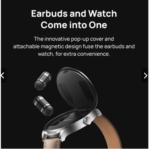 Exclusive for New Users: HW Watch Buds Smart Watch with Wireless Earphones - Compatible with iOS and Android