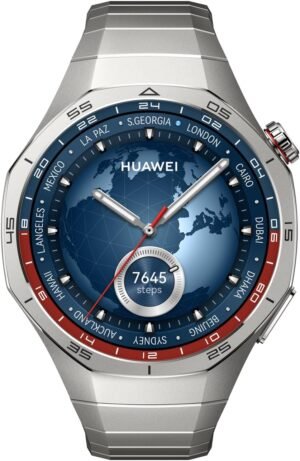 HUAWEI Watch GT 5 Pro 46 mm Smartwatch, Sharp-Edged Design, up to 14 Days Battery Life, Pro-Level Sports Watch, Health Tracking, Compatible with iOS and Android, Titanium (GT 5...