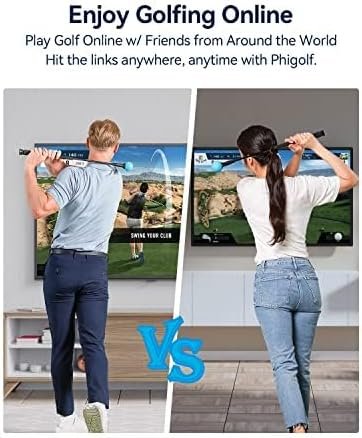 Limited-Time Sale for Summer Surprises AED 99د.إ:PHIGOLF Phigolf2 Golf Simulator with Swing Stick for Indoor & Outdoor Use, Golf Swing Trainer with Upgraded Motion Sensor & 3D...