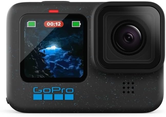 Limited-Time Sale for Summer Surprises AED 99.00د.إ :GoPro HERO12 Black - Waterproof Action Camera with 5.3K60 Ultra HD Video, 27MP Photos, HDR, 1/1.9" Image Sensor, Live...