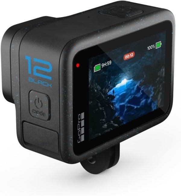 Limited-Time Sale for Summer Surprises AED 99.00د.إ :GoPro HERO12 Black - Waterproof Action Camera with 5.3K60 Ultra HD Video, 27MP Photos, HDR, 1/1.9" Image Sensor, Live...