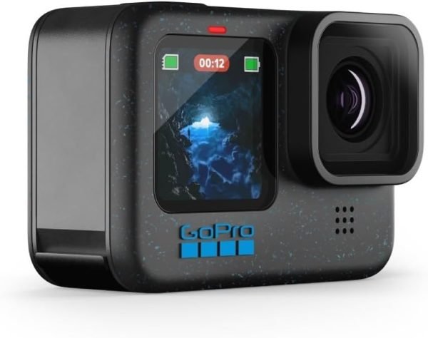 Limited-Time Sale for Summer Surprises AED 99.00د.إ :GoPro HERO12 Black - Waterproof Action Camera with 5.3K60 Ultra HD Video, 27MP Photos, HDR, 1/1.9" Image Sensor, Live...