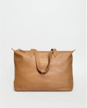 Limited-Time Sale for Summer Surprises AED 99.00د.إ ：LACAMBRA Genuine Leather Shoulder Handbag For Women Tote Bag Business Office Work Bag Briefcase Computer Large Lightweight...