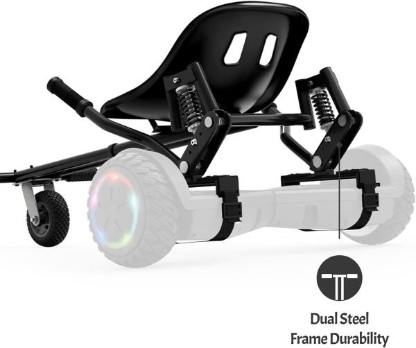 Summer Final Clearance Just AED 99د.إ:Jetson JetKart 2.0 Universal Hoverboard Attachment - Converts Hoverboard to Sit Down Electric Go Kart with Rear Suspension for Off Road...