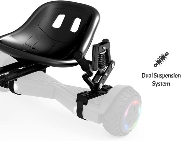 Summer Final Clearance Just AED 99د.إ:Jetson JetKart 2.0 Universal Hoverboard Attachment - Converts Hoverboard to Sit Down Electric Go Kart with Rear Suspension for Off Road...