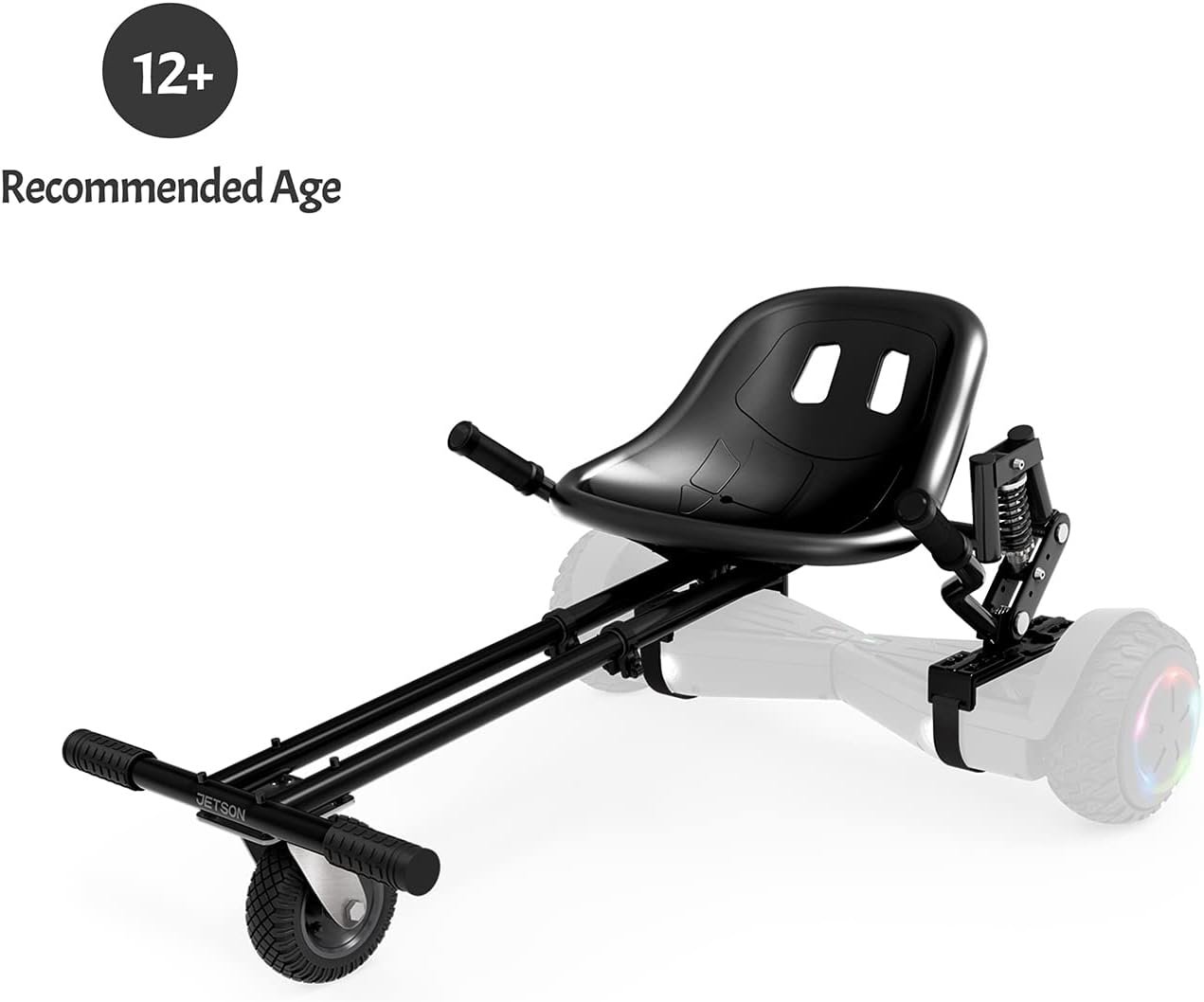 Summer Final Clearance Just AED 99د.إ:Jetson JetKart 2.0 Universal Hoverboard Attachment - Converts Hoverboard to Sit Down Electric Go Kart with Rear Suspension for Off Road...