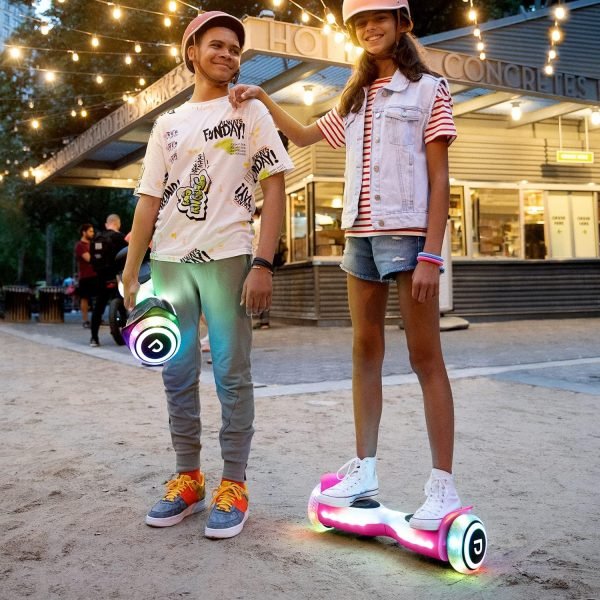 Summer Final Clearance Just AED 99د.إ:Jetson Self Balancing Hoverboard with Built in Bluetooth Speaker | Includes All Terrain Tires | LED Lights