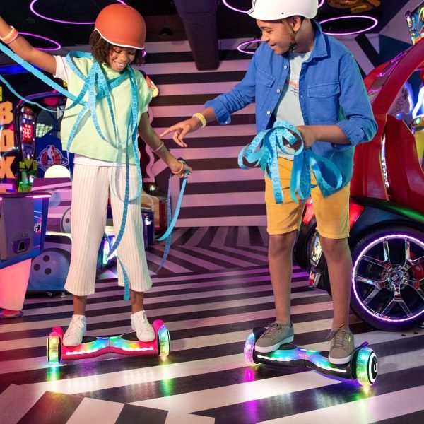 Summer Final Clearance Just AED 99د.إ:Jetson Self Balancing Hoverboard with Built in Bluetooth Speaker | Includes All Terrain Tires | LED Lights