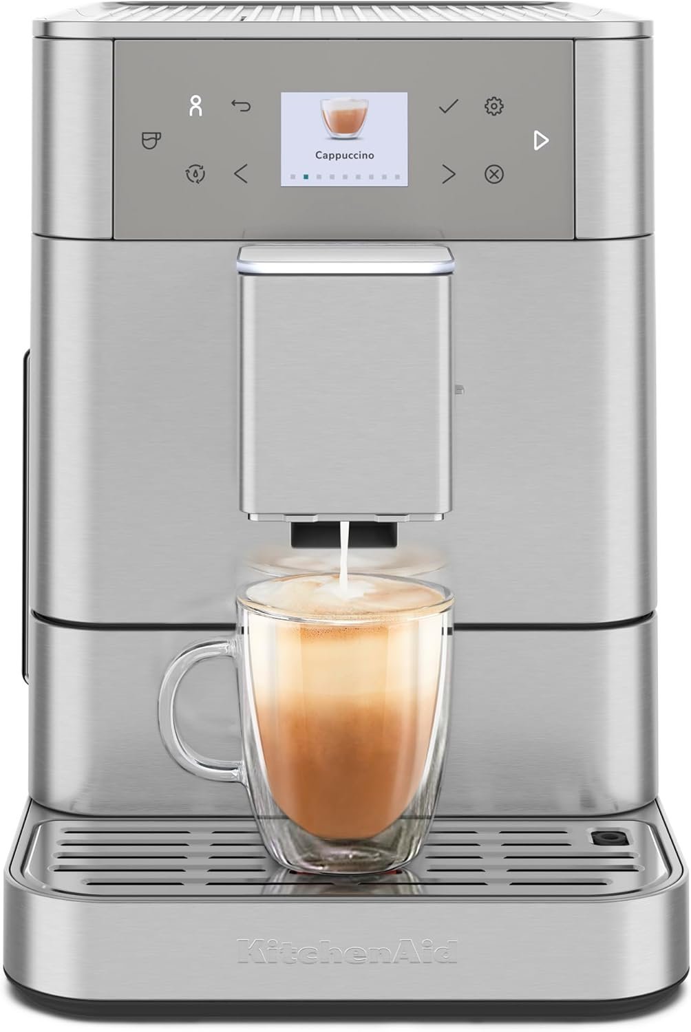 Summer Final Clearance Just AED 99د.إ:KitchenAid Fully Automatic Espresso Machine KF6, KES8556SX, Stainless Steel