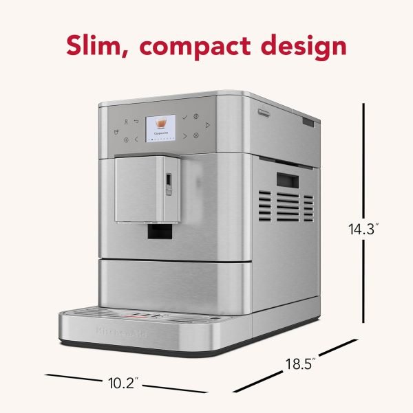 Summer Final Clearance Just AED 99د.إ:KitchenAid Fully Automatic Espresso Machine KF6, KES8556SX, Stainless Steel