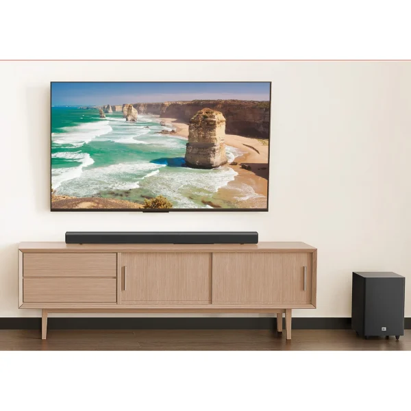 Summer Surprises AED 99.00د.إ :JBL Bar 2.1 Deep Bass (MK2) 2.1 Channel Soundbar with Wireless Subwoofer, 300W Total Power, Immersive Surround Sound, Built-In Dolby, Bluetooth...