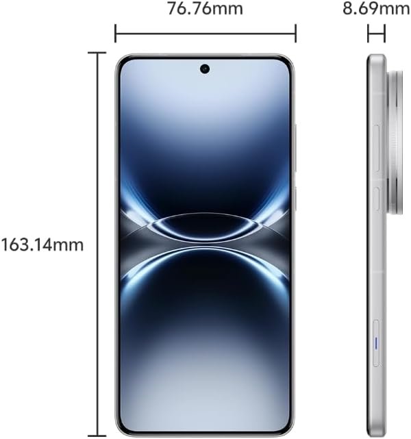 vivo X200 Ultra Android 5G Smartphone | Snapdragon 8 Elite SOC | 16G RAM 512G ROM | 6.82" AMOLED Display | Triple Rear Camera (50MP+200MP+50MP) | Chinese Version (Silver)