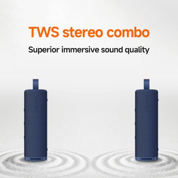 Xiaomi Portable Bluetooth Speaker (30W), Sound, True Wireless Stereo, Bluetooth 5.4, IP69 Waterproof, Long Time Playback, Blue